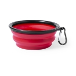 Set de voyage nourriture et eau pour animaux de compagnie TakeAway couleur rouge quatrième vue