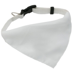 Collier bandana pour chien personnalisable avec logo Colors couleur blanc