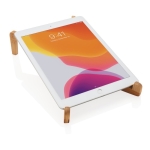 Support pour PC et tablette en bambou en pochette individuelle Bamboo couleur bois troisième vue