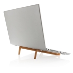 Support pour PC et tablette en bambou en pochette individuelle Bamboo couleur bois quatrième vue
