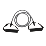 Bande élastique à poignée avec pochette personnalisée Resistent couleur noir deuxième vue