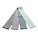 Lot de 4 bandes élastiques de fitness avec housse personnalisée Strong couleur noir
