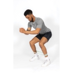 Lot de 4 bandes élastiques de fitness avec housse personnalisée Strong couleur noir vue d'ambiance