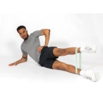 Lot de 4 bandes élastiques de fitness avec housse personnalisée Strong couleur noir vue d'ambiance 2