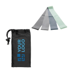 Lot de 4 bandes élastiques de fitness avec housse personnalisée Strong avec zone d'impression