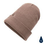 Bonnet écologique personnalisé en matériau recyclé EcoSave couleur marron