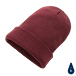 Bonnet écologique personnalisé en matériau recyclé EcoSave couleur rouge