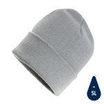 Bonnet écologique personnalisé en matériau recyclé EcoSave couleur gris clair