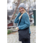 Bonnet écologique personnalisé en matériau recyclé EcoSave couleur gris clair vue d'ambiance