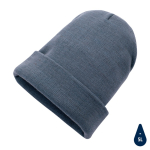 Bonnet écologique personnalisé en matériau recyclé EcoSave couleur bleu gris