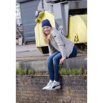 Bonnet d'hiver écologique avec logo et design classique Eco couleur bleu marine