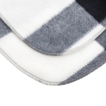 Couverture publicitaire douce, tissu-éponge à carreaux 180 g/m² Scotty couleur blanc troisième vue