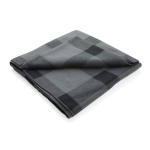 Couverture publicitaire douce, tissu-éponge à carreaux 180 g/m² Scotty couleur gris graphite