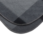 Couverture publicitaire douce, tissu-éponge à carreaux 180 g/m² Scotty couleur gris graphite troisième vue
