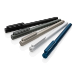 Stylo avec bouchon et écriture fluide avec l'Encre Bleue Corporate couleur noir vue générale