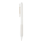 Stylo avec encre Allemande en silicone et Encre Bleue Monocolor couleur blanc troisième vue