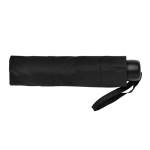 Parapluie pliant en plastique recyclé de couleur vive Ø95 Aware RPET couleur noir troisième vue