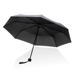 Parapluie pliant en plastique recyclé de couleur vive Ø95 Aware RPET couleur noir quatrième vue