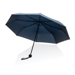 Parapluie pliant en plastique recyclé de couleur vive Ø95 Aware RPET couleur bleu marine quatrième vue