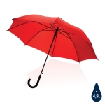 Grand parapluie automatique avec matériaux recyclés Ø103 Aware RPET couleur rouge