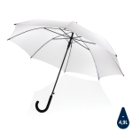 Grand parapluie automatique avec matériaux recyclés Ø103 Aware RPET couleur blanc