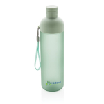 Gourde tritan avec corps divisé pour glaçons 600 ml Giving couleur vert clair vue avec logo