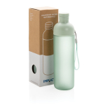 Gourde tritan avec corps divisé pour glaçons 600 ml Giving couleur vert clair vue avec boîte