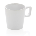 Mug en céramique avec intérieur brillant et extérieur mat 300ml Largo couleur blanc