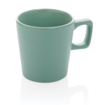 Mug en céramique avec intérieur brillant et extérieur mat 300ml Largo couleur vert