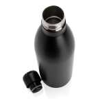 Grande bouteille thermique en acier inoxydable 1 L Lifestyle Premium couleur noir quatrième vue