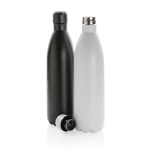 Grande bouteille thermique en acier inoxydable 1 L Lifestyle Premium couleur noir vue générale