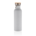 Gourde inox à paroi unique avec couvercle et poignée 700 ml Clip Neck couleur blanc troisième vue