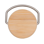 Gourde inox à paroi unique avec couvercle et poignée 700 ml Clip Neck couleur blanc cinquième vue