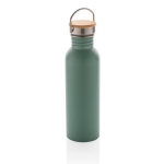 Gourde inox à paroi unique avec couvercle et poignée 700 ml Clip Neck couleur vert