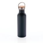 Gourde inox à paroi unique avec couvercle et poignée 700 ml Clip Neck couleur bleu foncé