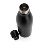 Gourde publicitaire avec fonction isotherme 750 ml couleur noir quatrième vue