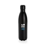 Gourde publicitaire avec fonction thermos 750 ml Lifestyle Premium couleur noir avec zone d'impression