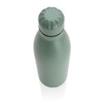 Gourde publicitaire avec fonction thermos 750 ml Lifestyle Premium couleur vert troisième vue