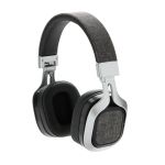 Casque audio personnalisé pliable confortable et détail en tissu Vogue couleur gris