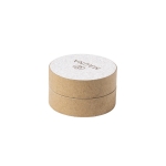 Chargeur sans fil avec logo circulaire en carton recyclé Cardboard couleur marron quatrième vue