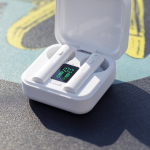 Écouteurs sans fil à chargement solaire et écran Solar Charging cinquième vue