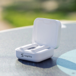 Écouteurs sans fil à chargement solaire et écran Solar Charging huitième vue