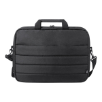 Sacoche pour ordinateur 15” personnalisée et recyclée RPET Minimal couleur noir première vue