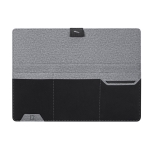 Organisateur de travail personnalisé avec support pour ordinateur couleur gris première vue