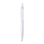 Stylos économiques en pierre naturelle avec encre bleue Natural Stone couleur blanc quatrième vue