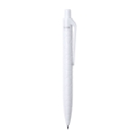 Stylos économiques en pierre naturelle avec encre bleue Natural Stone couleur blanc deuxième vue