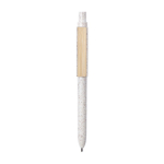 Stylo avec logo et matériaux écologiques en encre bleue Wheat Straw cinquième vue