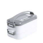Lunch box thermique en acier inoxydabl à compartiments 850 ml Foodie vue principale