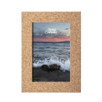 Cadre photo rectangulaire en liège avec support de 10x15 cm Cork couleur naturel première vue