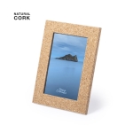 Cadre photo rectangulaire en liège avec support de 10x15 cm Cork couleur naturel cinquième vue